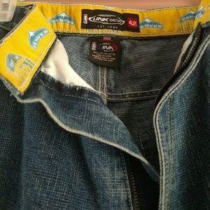 Unk Shorts | Denim Nba Denver Nuggets Mens Sz 42 | Poshmark